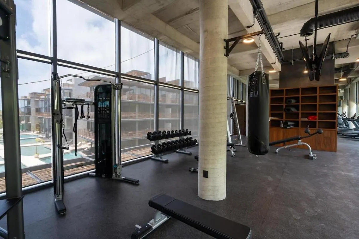 Ideal Location With Cenote Pools Gym Restaurant Tulum